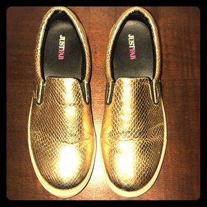 Just Fab Gold shoes